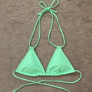 Victoria's Secret light green bikini top size small